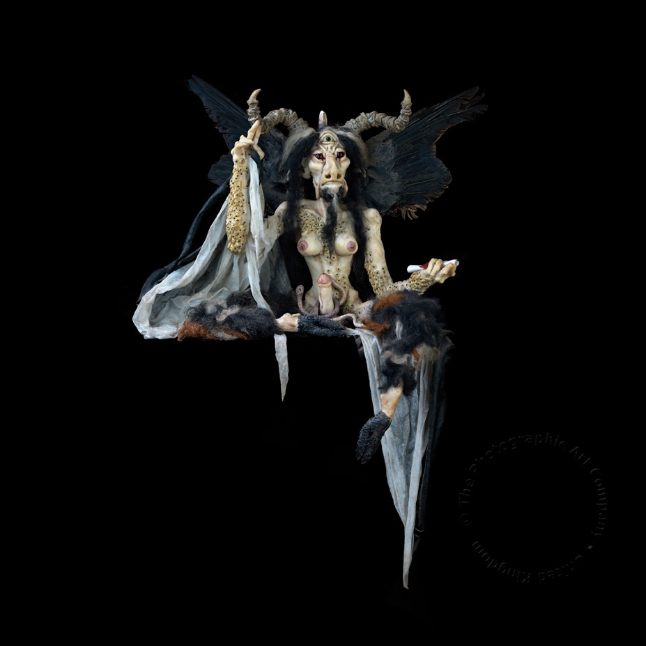 Occult artefacts photography  Baphomet, Deity of The Magickian
